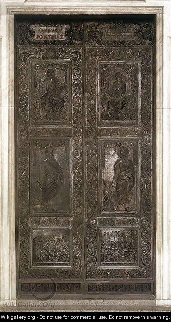 Bronze door - Filarete