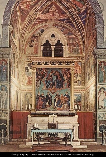 Coronation of the Virgin - Piero del Pollaiuolo
