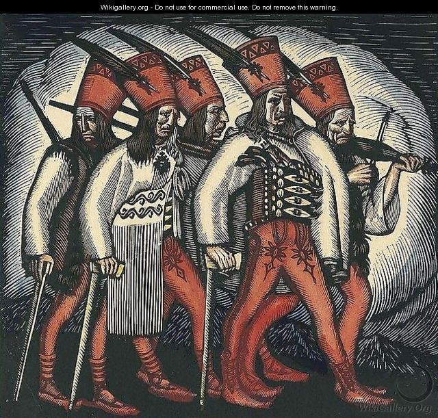 Marching Ruffians - Wladyslaw Skoczylas