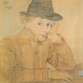 Portrait of Adolf Nowaczynski - Stanislaw Wyspianski