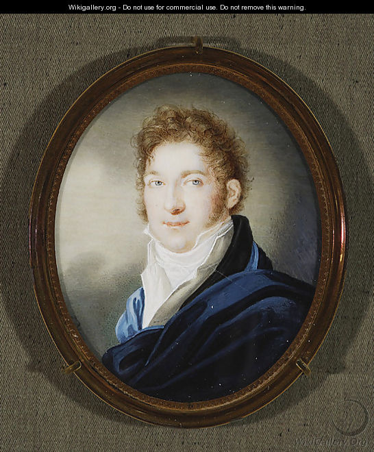 Portrait of the Painter Henryk Zabiello - Franciszek Ksawery Olexinski (Oleksinski)