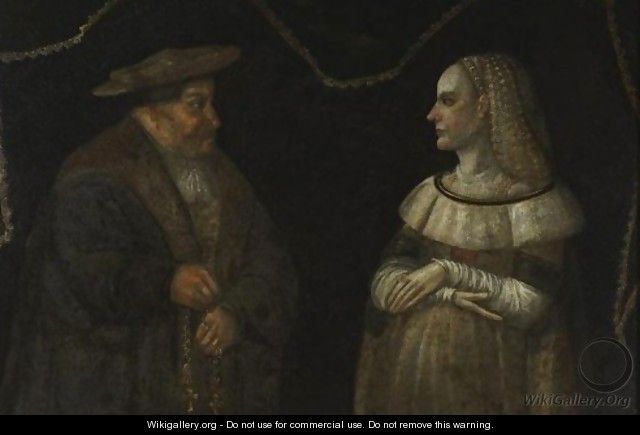 Portrait of Catherina and Gregory Przybylo - Unknown Painter