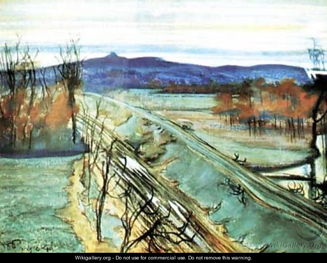 View of Kosciuszko Mound II - Stanislaw Wyspianski