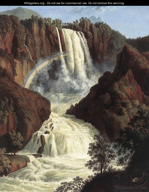 The Waterfalls at Terni 1779 - Jacob Philipp Hackert
