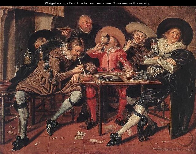 Merry Party in a Tavern 1628 - Dirck Hals