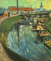 Canal With Women Washing - Vincent Van Gogh