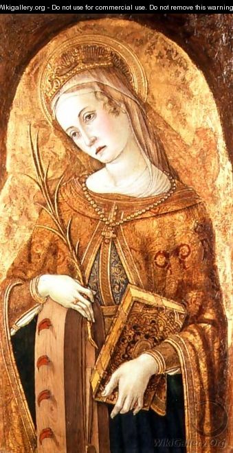 St. Catherine of Alexandria - Carlo Crivelli