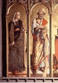 St. Catherine of Alexandria and St. Peter, detail from the Santa Lucia triptych - Carlo Crivelli