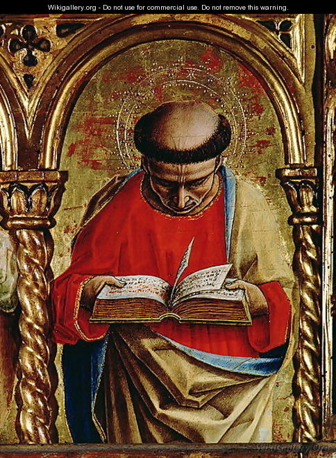 St. Matthew, detail from the Sant