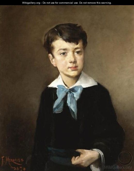 Portrait of a Boy (Retrato de nino) - Francisco Miralles Galup