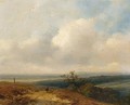 Shepherd in an Extensive Landscape - Johannes Franciscus Hoppenbrouwers
