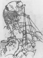 Study of a Cormorant Fisherman I - Katsushika Hokusai