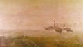 Cranes at Dawn - Jozef Chelmonski