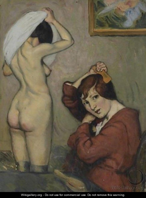 Femmes a leur toilette - Louis Anquetin