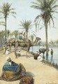 The Carpet Seller by the Nile (Le marchand de tapis au bord du Nil) - Enrico Tarenghi