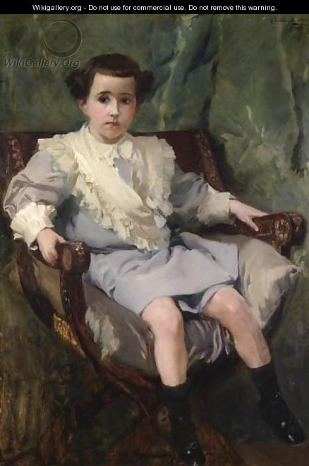 Portrait of the Son of Alejandro de Anitua (Retrato del hijo de Alejandro de Anitua) - Joaquin Sorolla y Bastida
