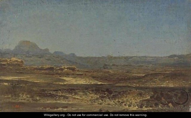 Sinai Desert (Le desert du Sinai) - Leon-Auguste-Adolphe Belly