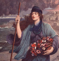 Nydia: Blind Girl of Pompeii - Herbert Gustav Schmalz