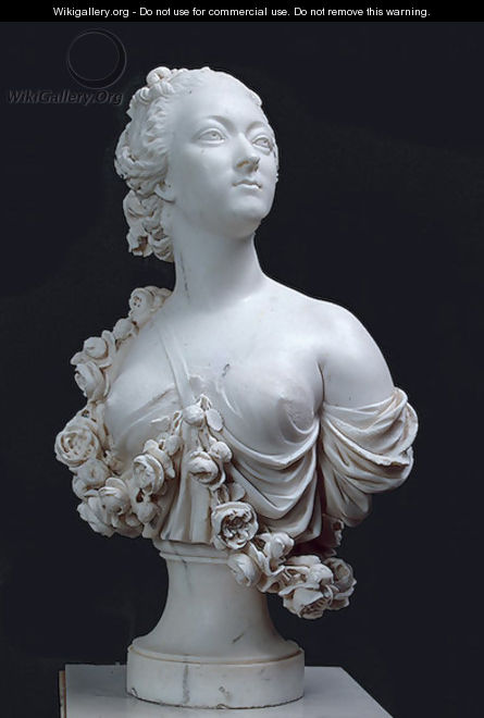 Portrait of Madam Dubarry - Jean-Jacques Caffieri