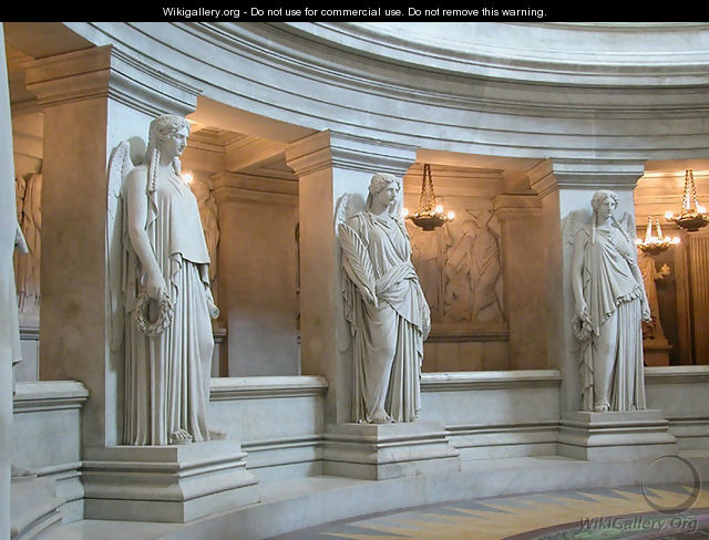 Douze statues de Victoires [detail #2] (Twelve Victory Statues) - James Pradier