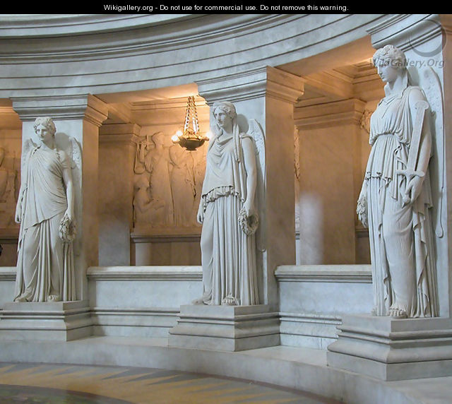 Douze statues de Victoires [detail #1] (Twelve Victory Statues) - James Pradier