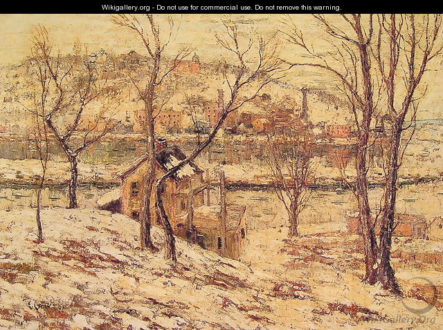 Winter on the Harlem River - Ernest Lawson
