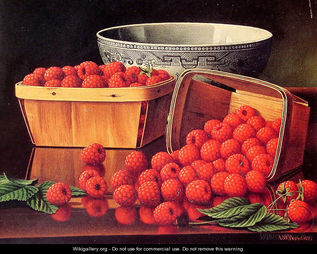 Baskets of Raspberries - Levi Wells Prentice