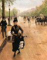 La Modiste Sur Les Champs Elysees (The Milliner on the Champs Elysees) - Jean-Georges Beraud