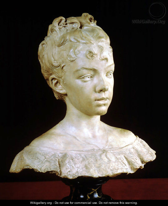 Bust of a Young Girl - Louis-Ernest Barrias