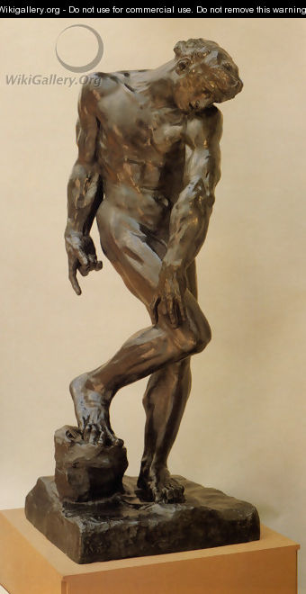 Adam [detail: 1] - Auguste Rodin
