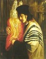 Young Man Holding Lord's Prayer - Simeon Solomon