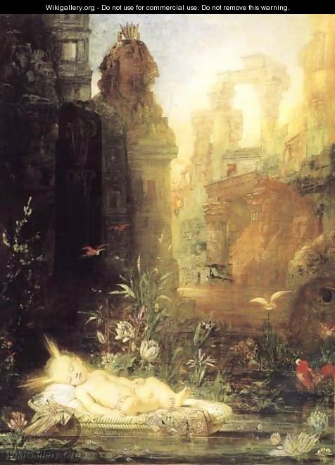 Moses by the Nile - Gustave Moreau