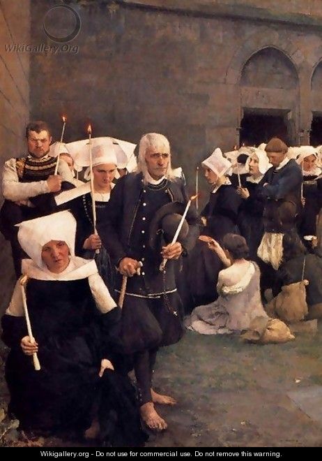 The Pardon in Brittany - Pascal-Adolphe-Jean Dagnan-Bouveret
