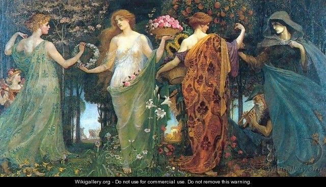 The Masque of the Four Seasons - Walter Crane
