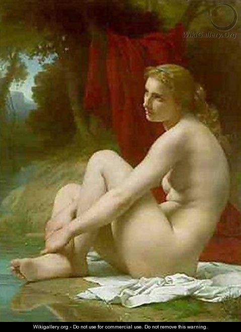 A Bather - Pierre Auguste Cot