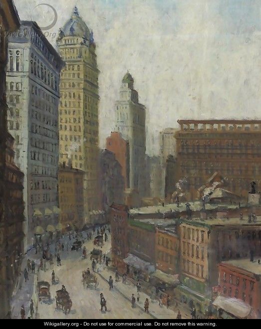 Lower Broadway - Colin Campbell Cooper