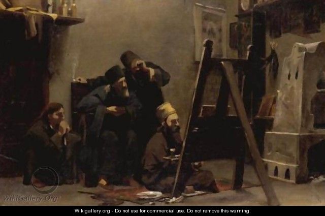 Icon Painter on Mount Athos - Theodore Jacques Ralli