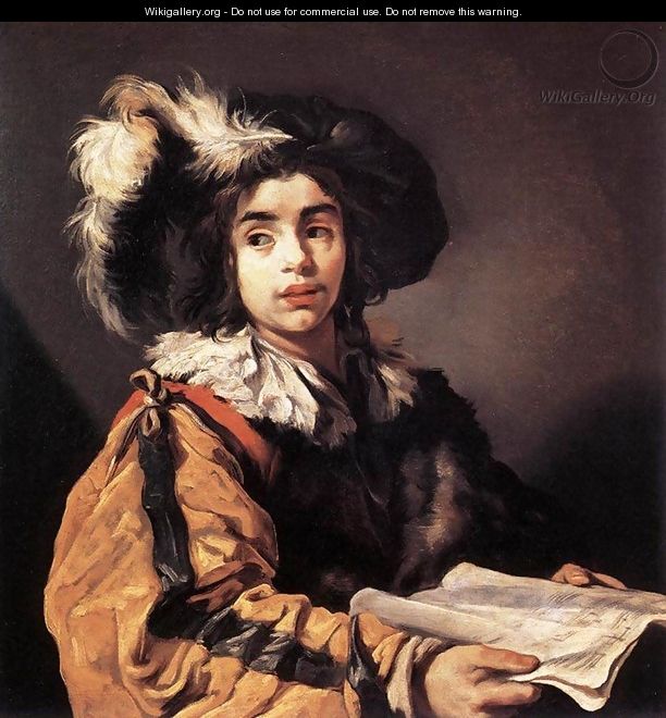 The Young Singer 1622-23 - Claude Vignon