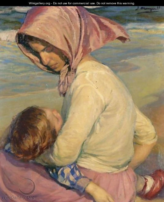Mother and Child (Madre e hija) - Jose Mongrell