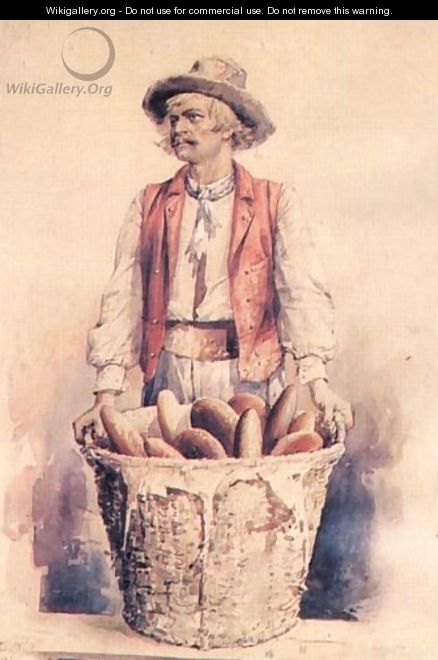 Bread Seller - Aleksander Gierymski