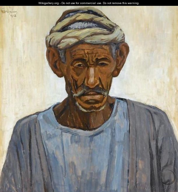 Portrait of an Egyptian - Konstantinos Maleas