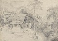 Cottage in the Jungle - Camille Pissarro