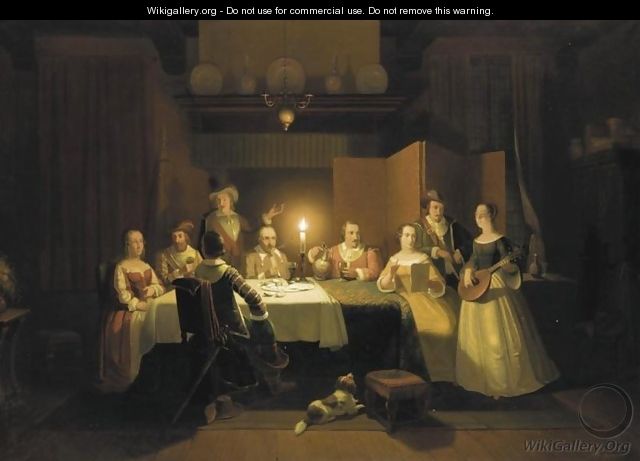 Entertaining the Guests - Pieter Gerardus Sjamaar