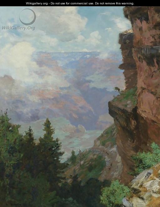 Bright Angel Trail, Grand Canyon - Edward Henry Potthast
