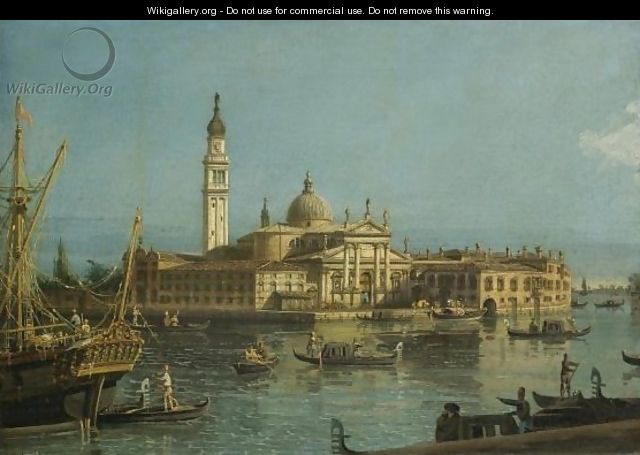 Venice, a View of the Church of San Giorgio Maggiore - Bernardo Bellotto (Canaletto)