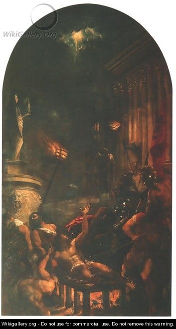 Martyrdom of St. Lawrence - Tiziano Vecellio (Titian)