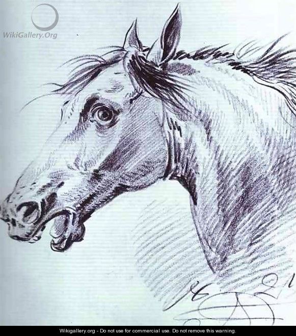 Head of a Horse I - Aleksander Orlowski