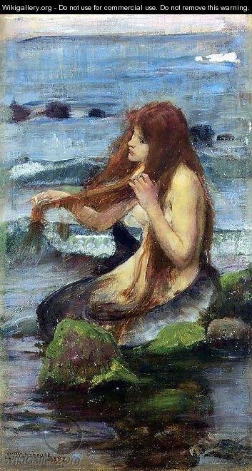 Study for The Mermaid - John William Waterhouse