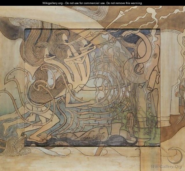 Rise, with opposition, of modern art - Jan Toorop