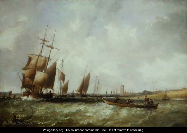 Shipping in the Bristol Channel - Alfred Vickers